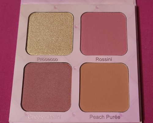PALETA BELLINI RUBOR BURBUJEANTE VIOLETA VOSS TAMAÑO COMPLETO 4 TONOS NUEVA EN CAJA - Imagen 2 de 3