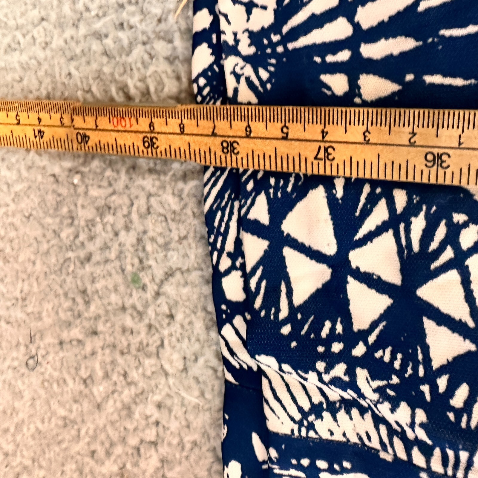 TORY BURCH Blue Baltic Sea Dream Catcher Dress size Small Cap Sleeve US Designer thumbnail 16