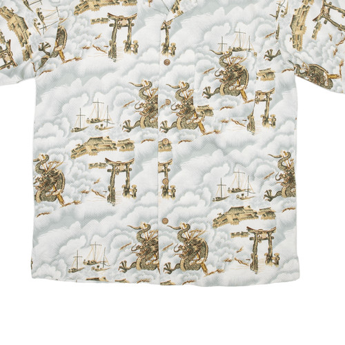 ANCHOR BLUE Dragon Mens Shirt Grey L - Picture 5 of 6
