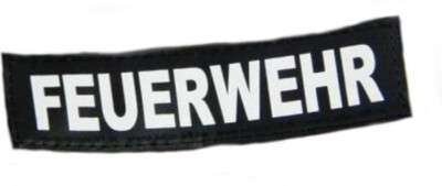 1 Paar Julius K9-Logos ''Feuerwehr'' groß