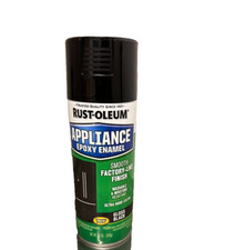 Black, Rust-Oleum Specialty Gloss Appliance Epoxy Spray Paint, 12 oz NEW