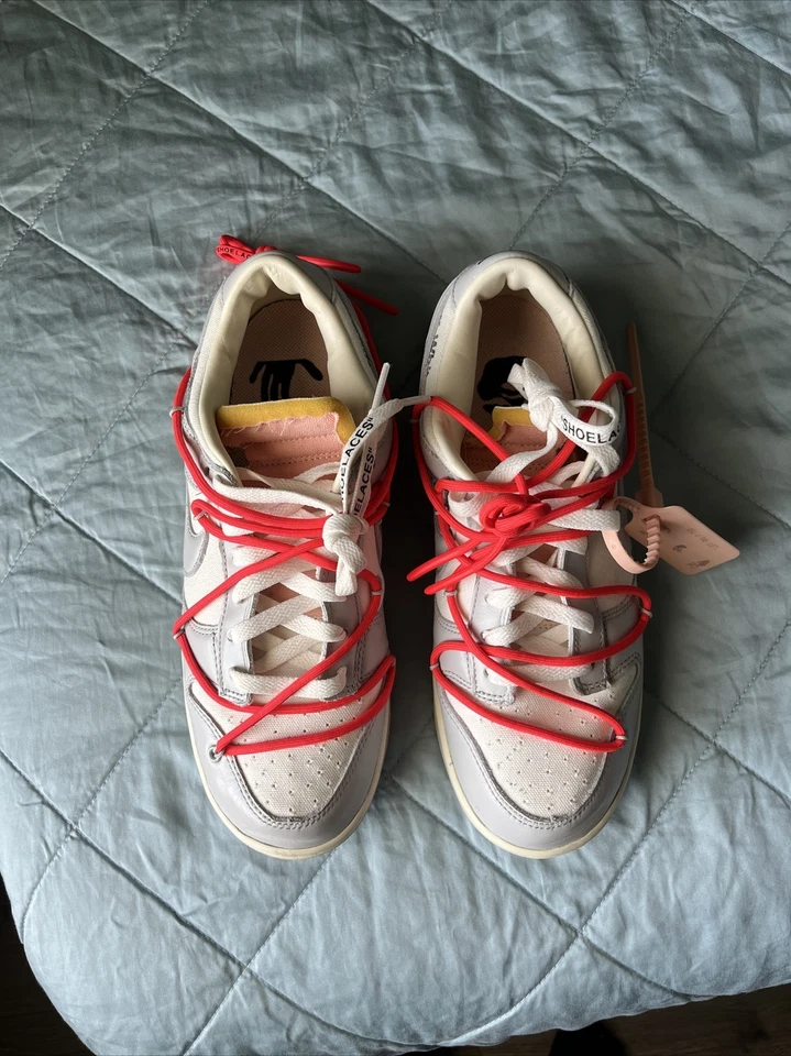 Size 8.5 - Nike Off-White x Dunk Low Lot 06 of 50 - Image 4 of 4