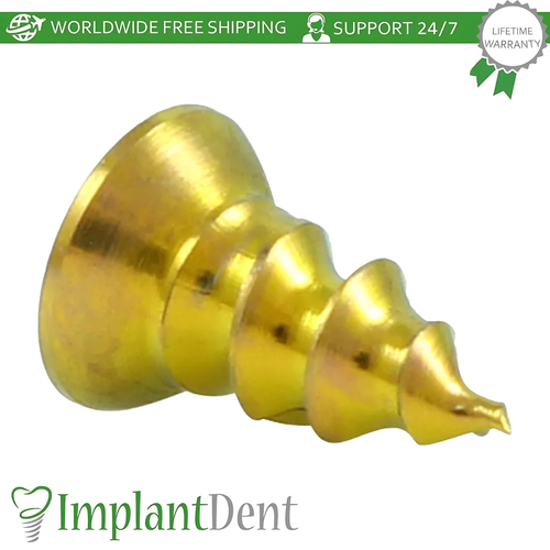 10x Dental Self Drilling GBR Titanium Screw 3.0mm Sterile Dentistry Lab Tool - Picture 3 of 3