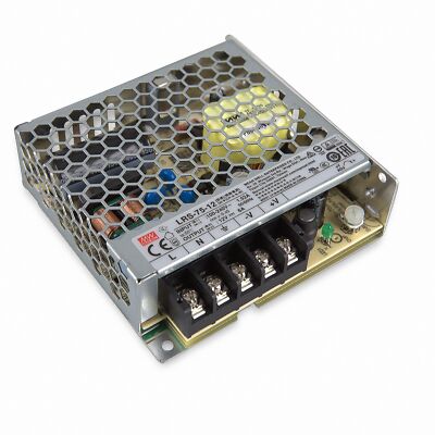 LED Trafo Netzteil 12V Mean Well LRS-75-12 Schaltnetzteil case 12 V/DC/0-6/ 72W