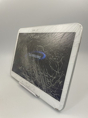 Samsung Galaxy Tab 3 10.1 GT-P5220 White Unlocked 16GB Android Tablet Cracked - Picture 13 of 24