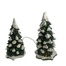 Dept 56 Snow Covered Trees Village Department Accessory #52604 Christmas Holiday