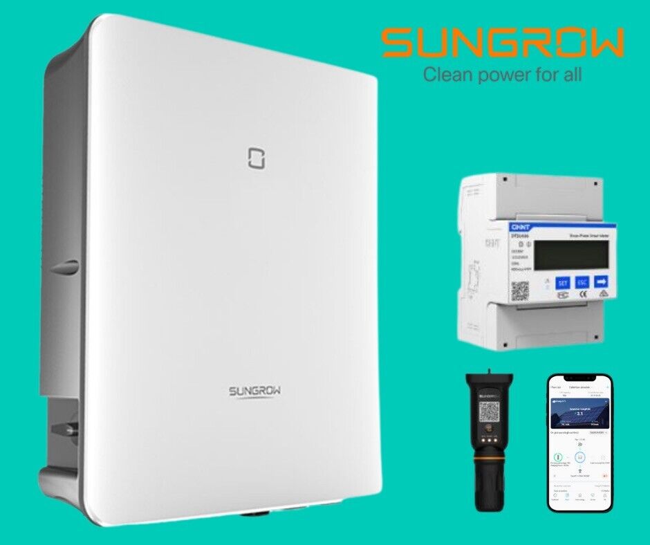 Hybrid Wechselrichter 10 Kw 3-phasig Notstrom Sungrow hybrid Wechselrichter SH10RT 10kW Notstromfähig Solar PV-Anlage