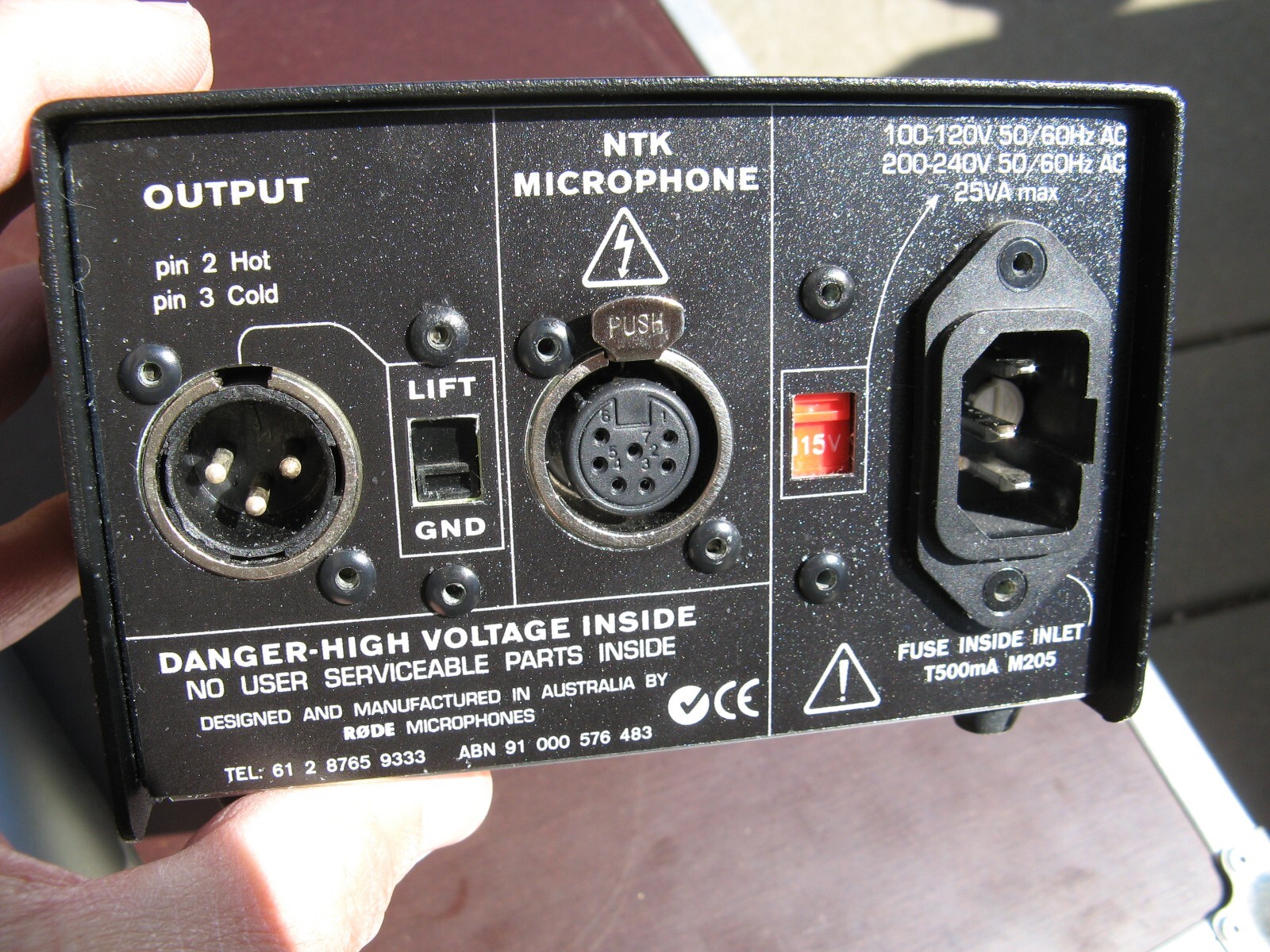 Rode NTK Microphone & Power Supply Missing Cable eBay