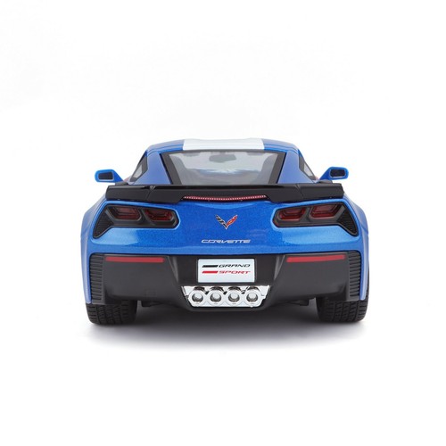 Coche Corvette Grand Sport 2017 azul colección diecast Maisto modelo 1/24 - Imagen 5 de 12