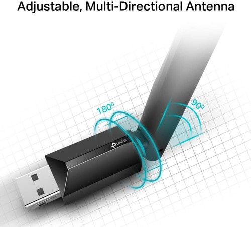 2ER TP-LINK Archer T2UPLUS USB WLAN Antenne Gain-Dualband Stick 600Mbps Adapter - Bild 5 von 7