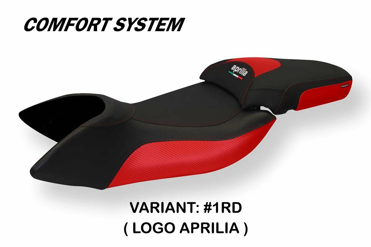 DOARAT ロゴクッション 赤 黒セットused APRILIA MANA 850 Tappezzeria Italia Seat Cover RED Anti Slip