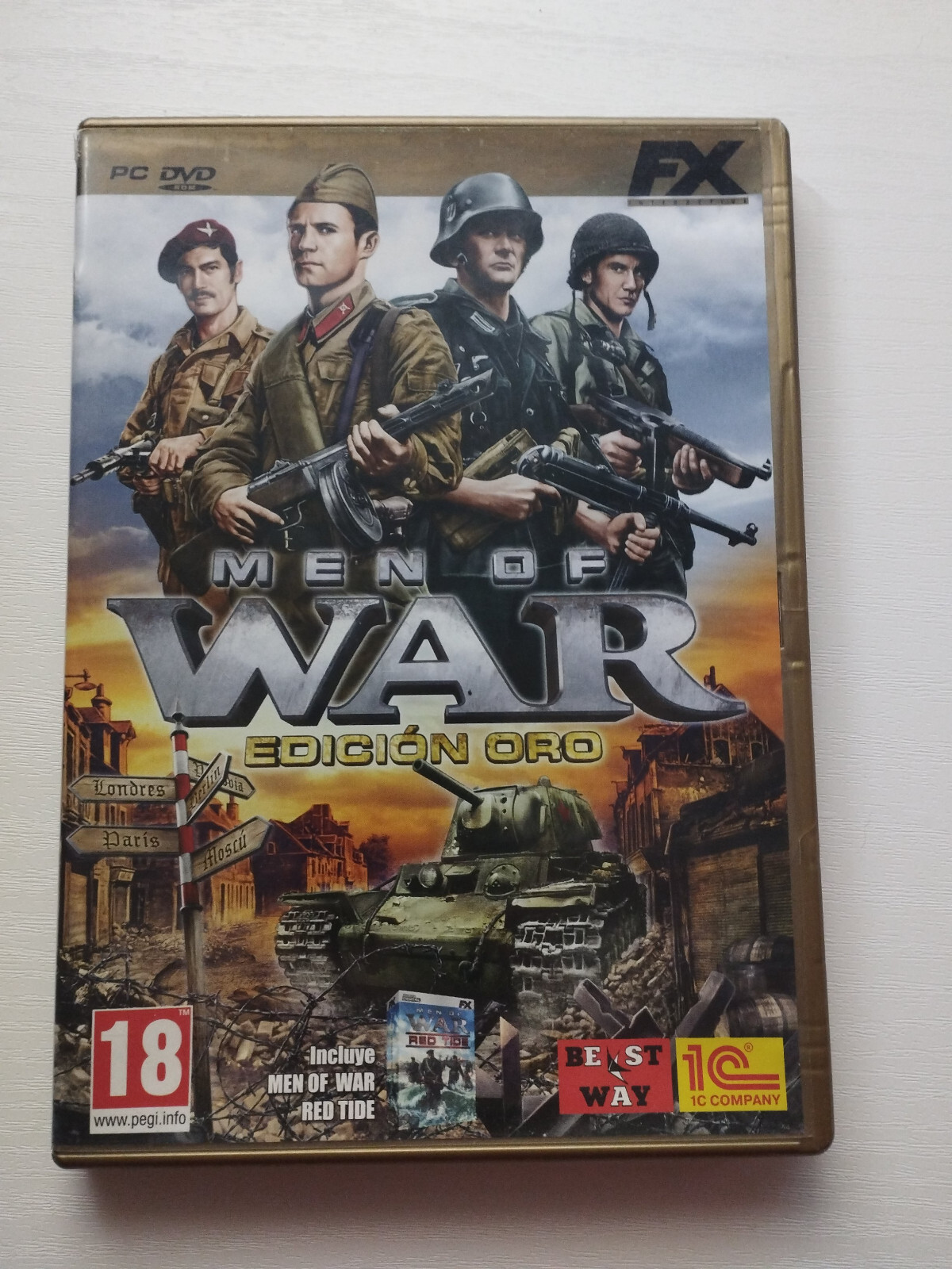 Men Of War Edition Gold 1C Company - Juego Para PC DVD-Rom - AM
