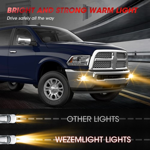 Fit 09-12 Dodge Ram 1500-3500 Clear Lens Oe Bumper Driving Fog Light Lamp Pair - Picture 9 of 9