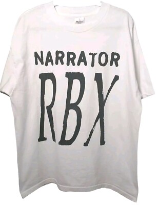 Narrator RBX XL Premeditated Files West Coast Rap Dr Dre Chronic Album Shirt VTG