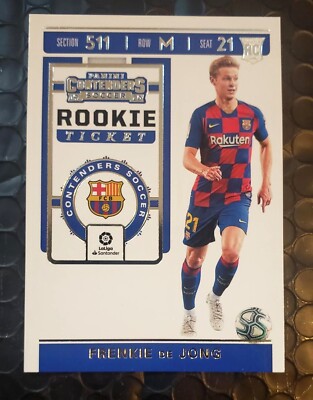 【限定値下げ中】Chronicles Frenkie De Jong RC 5枚 Frenkie De Jong 2019/20 Chronicles Contenders RC Rookie Ticket NM