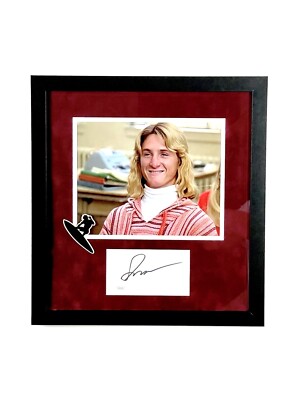 Sean Penn Signed Custom Display Fast Times At Ridgemont High Jeff