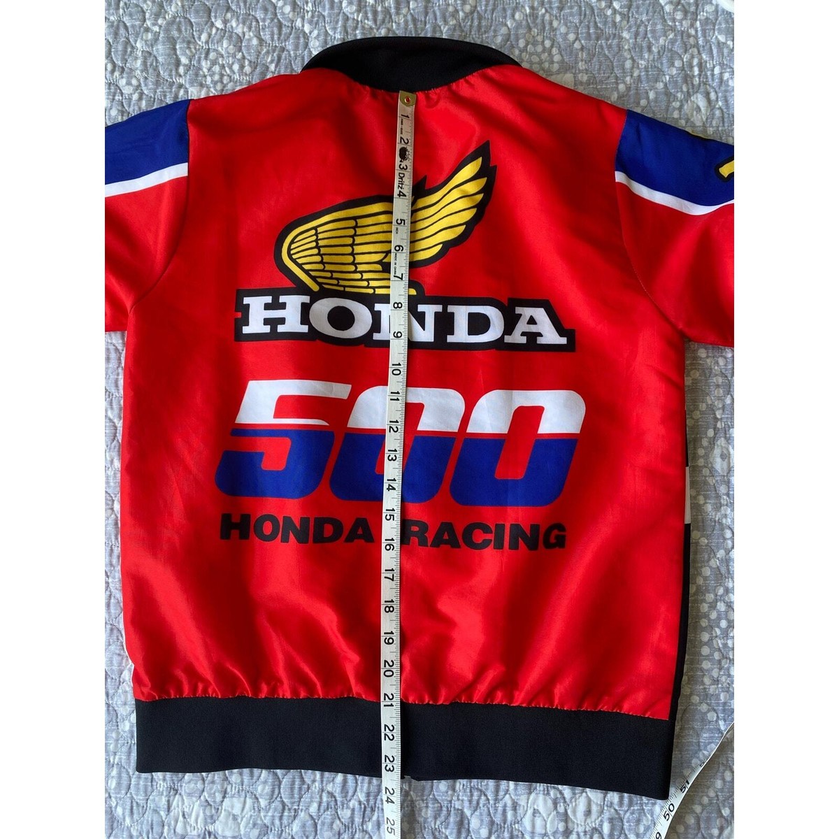 Forever 21 x Honda 500 Racing Jacket Windbreaker Red Black White 