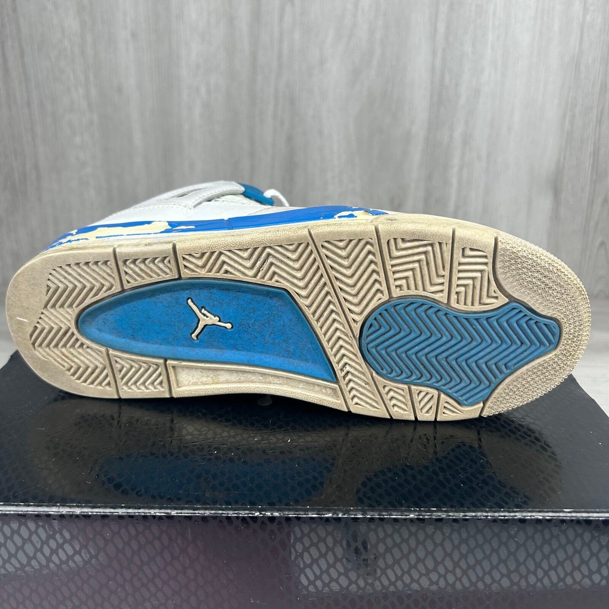 Air Jordan 4 Retro Military Blue (GS) 408452-105 Sz 6Y | eBay Air Jordan 4 Retro Military Blue (GS) 408452-105 Sz 6Y | eBay