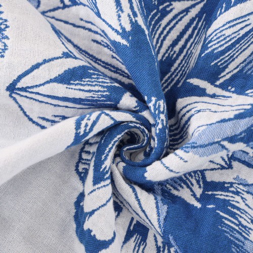 Cotton Fringe Edge Gauze Sofa Blanket Cotton Casual Nap Blanket Summer Blanket - Picture 12 of 49