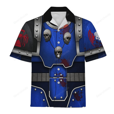 Warhammer Night Lords   Costume Cosplay Hawaiian Shirt WHHS53