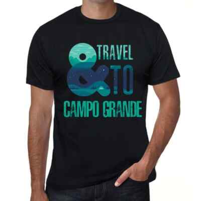 Herren Grafik T-Shirt Und Reise nach Campo Grande   And Travel To Campo Grande