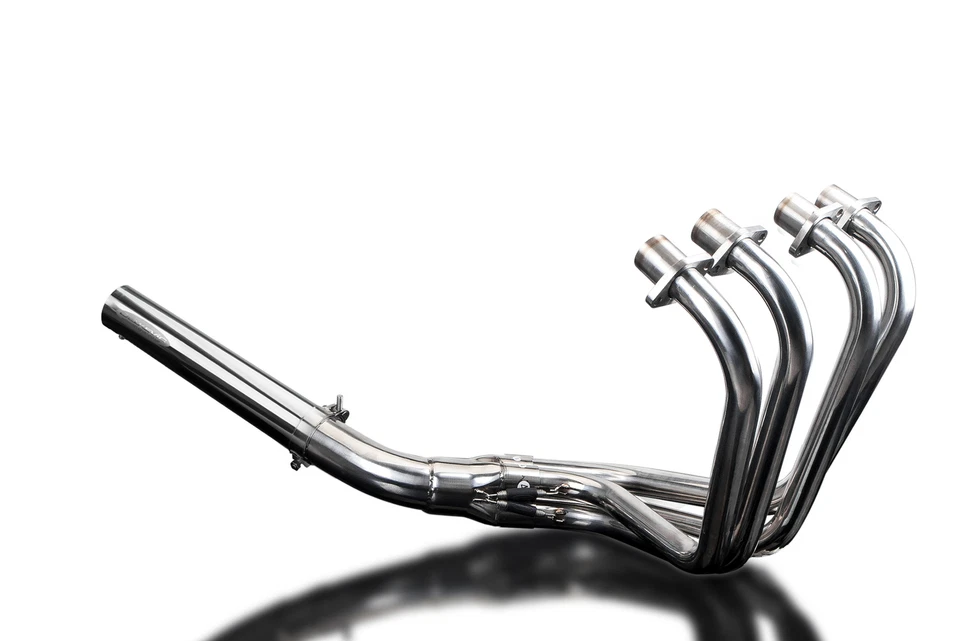 Глушитель из нержавеющей стали для выхлопной системы кафе гоночного автомобиля Kawasaki Z1-R KZ1000D MKII 4-1 77-80 - Изображение 3 из 4