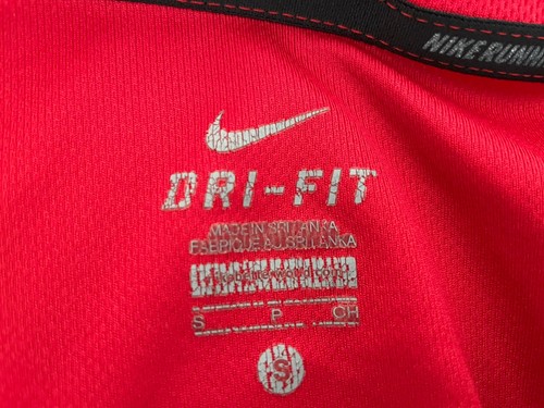 NIKE mens running dri fit. red size Small shirt - Picture 6 of 8