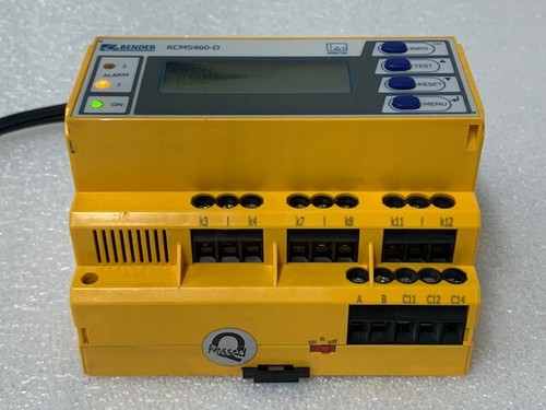 Bender RCMS460-D-2 Residual Current Evaluator Monitor Used Good Condition - Picture 5 of 12