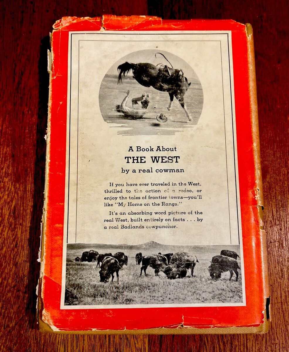 1st Edition Harry V. Johnston - My Home On The Range 1942 HC 1st Edition Harry V. Johnston - My Home On The Range 1942 HC