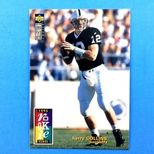 Kerry Collins 1995 Collector's Choice Rookie Card #5 NFL Panthers Giants Titans. rookie card picture