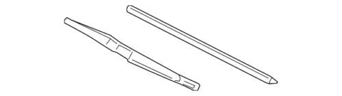 OEM NEW 2006-2010 GM Hummer Front Windshield Passenger Side Wiper Blade 10389563 - Изображение 3 из 4