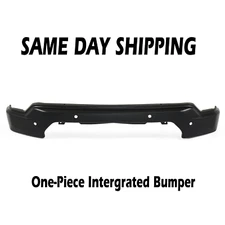 BLACK FRONT BUMPER FACE BAR FIT FOR 2019 2020 2021 GMC SIERRA 1500 W/ PARK