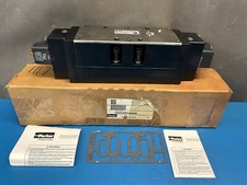 Parker 120V 145PSI 4-Way Pneumatic Solenoid Control Valve H42VCBHA53A