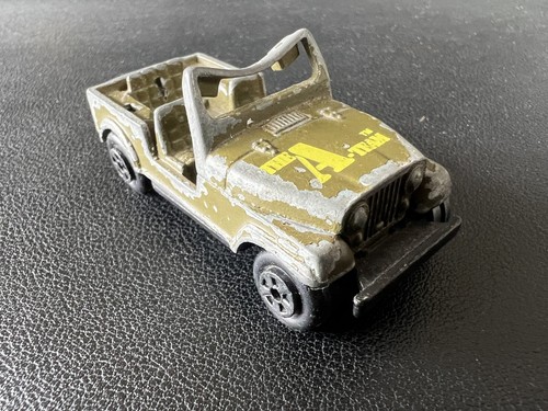 1983 ERTL A-TEAM 1/64 Scale Black & Red Van + Jeep - Picture 6 of 12