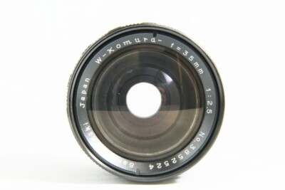 Rare Sankyo Koki W-Komura 35mm f/2.5 f 2.5 Wide Angle Lens