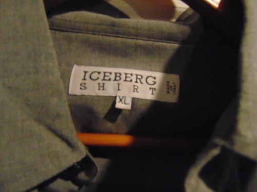 ITALIAN DESIGNER "ICEBERG" NEW VISCOSA/WOOL SHIRT. MADE IN ITALY. EU SIZE-XXL - Picture 3 of 5