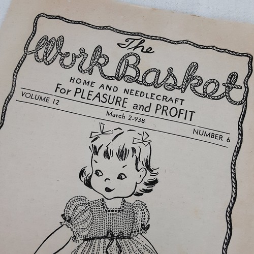 Folleto de papel The Work Basket volumen 12 de marzo 2-938 número 6 para el hogar y artesanía de aguja - Imagen 6 de 9