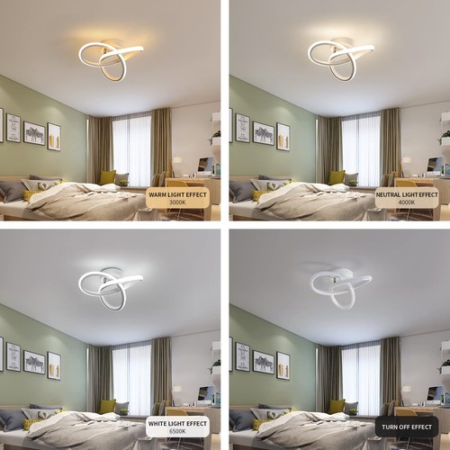LED Lamp Ceiling Light Modern Chandelier Living Room Bedroom Pendant Lights UK - Picture 43 of 71