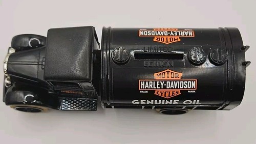 Camión cisterna de aceite genuino Harley Davidson Hawkeye 1931 fundido a presión escala 1:34 #2621 - Imagen 5 de 14