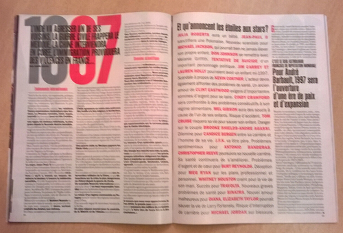 PARIS MATCH N°2485 (09/01/1997) - M.May/Toscan Plantier/Stallone -Etat collector - Picture 16 of 20