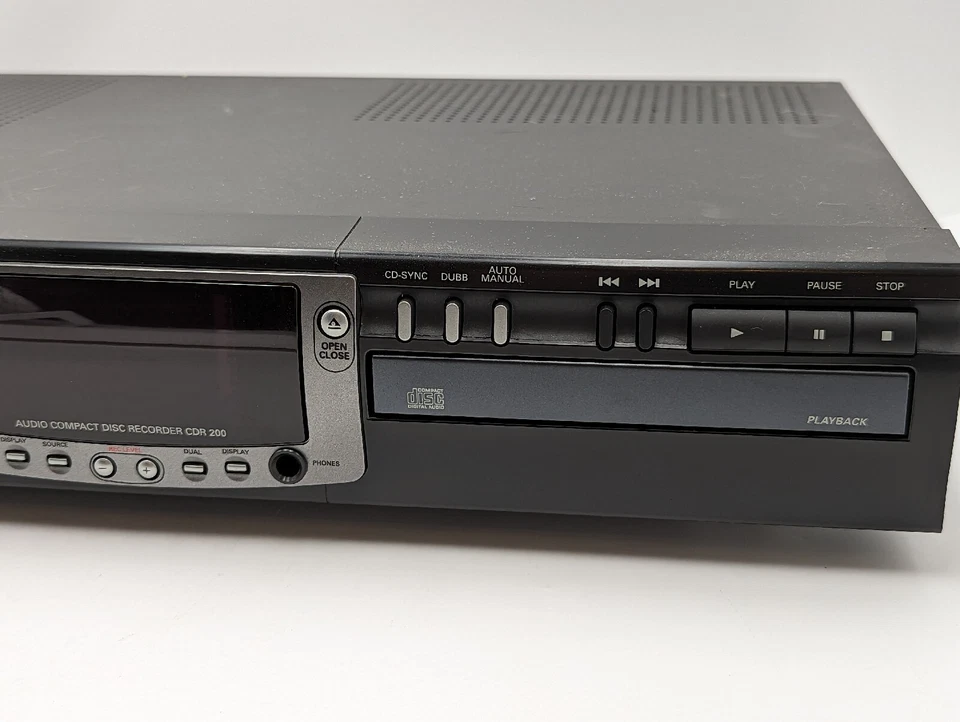 AS-IS -Works- Read Desc.* Philips CDR200 CD Recorder No Remote - Image 3 of 4
