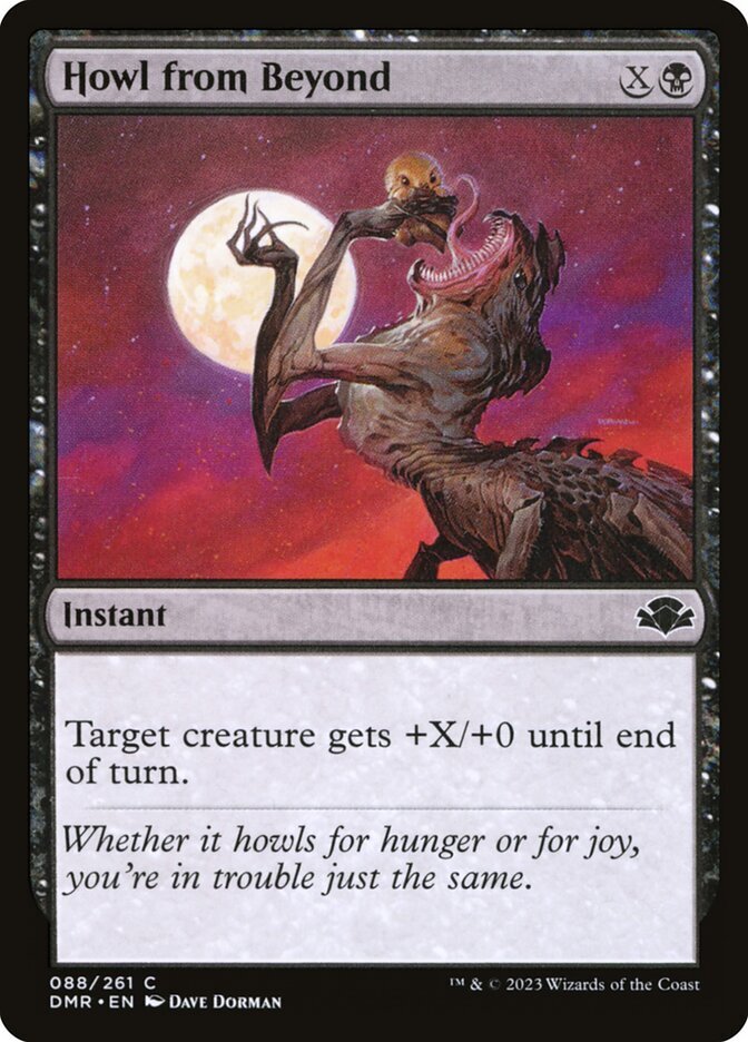 MTG Magic the Gathering Howl from Beyond (88/520) Dominaria