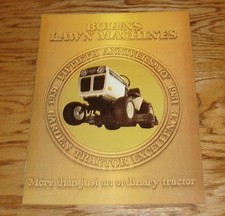 Original 1981 Bolens Lawn Machines 50th Anniversary Sales Brochure 81 Tractor