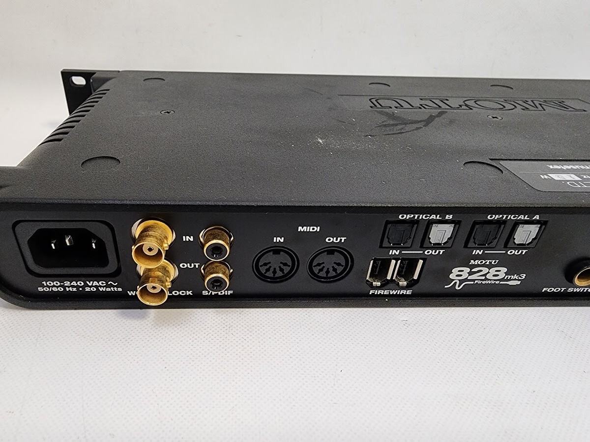 MOTU 828 mk3 Firewire Digital Recording Interface | eBay