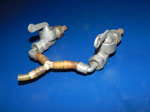 PAIR 1970's KARKOMA PETOCOCK FUEL VALVE THREAD 16mm PUCH MAICO HUSQVARNA - Picture 2 of 8