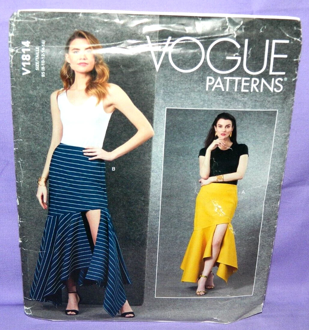 Asymmetrical hem skirt pattern top