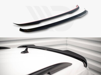 For VW Tiguan MK2 Maxton Design Spoiler Wing Extension Gloss Black ABS
