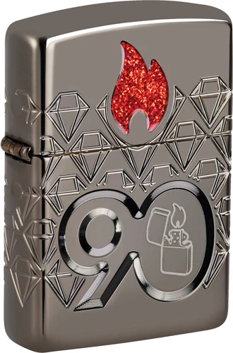 Zippo 90th Anniversary Collectible 2022 Limited Edition Black Ice