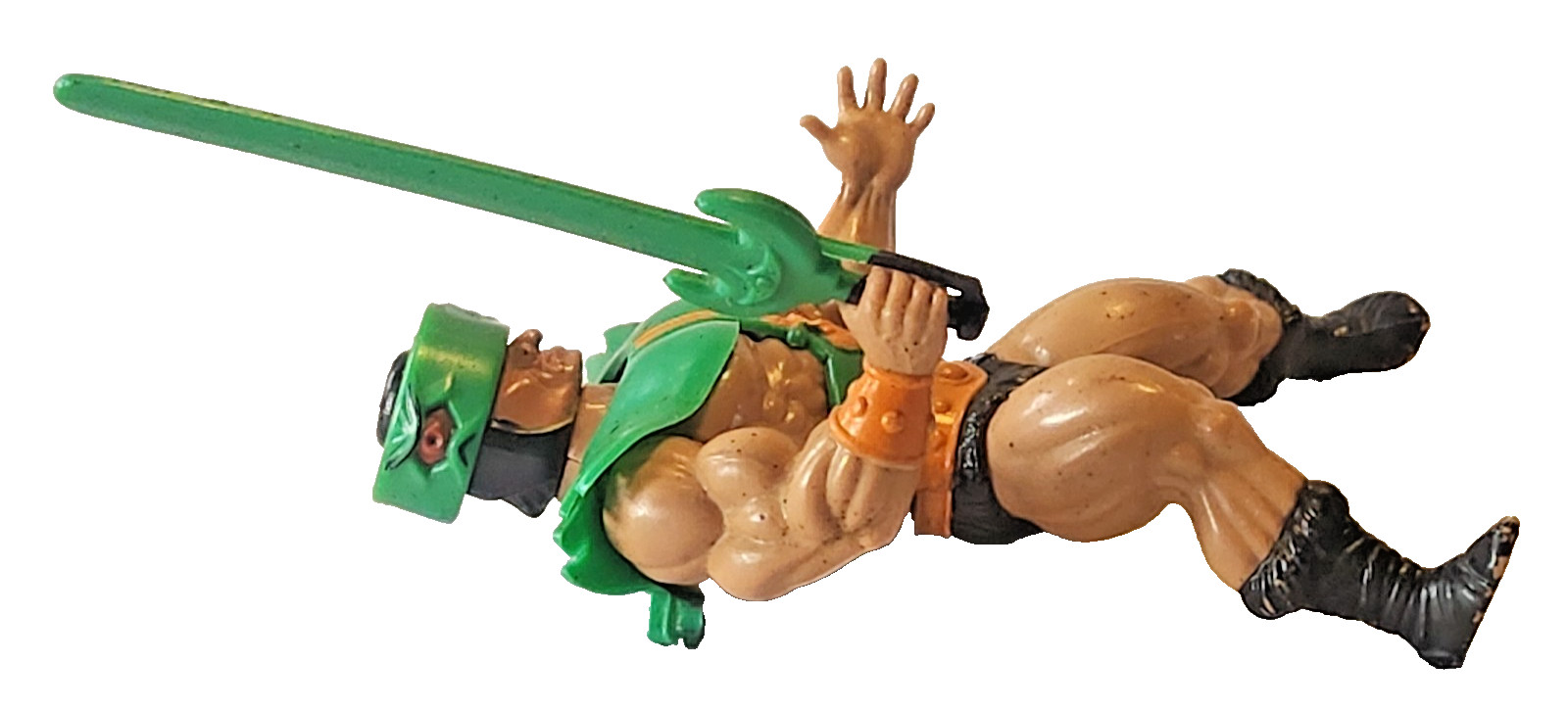 Vintage 1981 MOTU He Man TRI-KLOPS Action Figure Rotating 3 Eyes, Sword & Armor