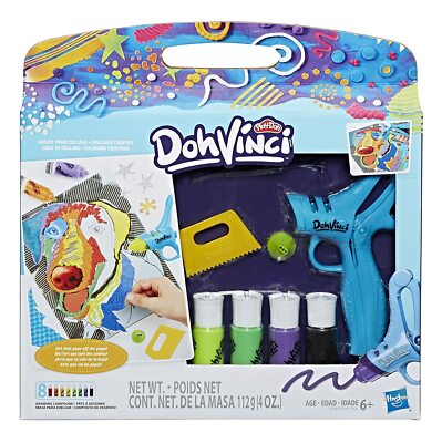 New in Package Play-doh DohVinci Create Your Collage Kit with Eight Paints